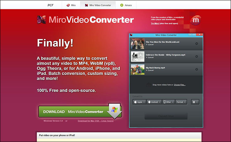 Miro Video Converter